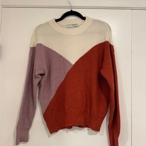 Sophie Rue Colorblock Knit Sweater – Size Small